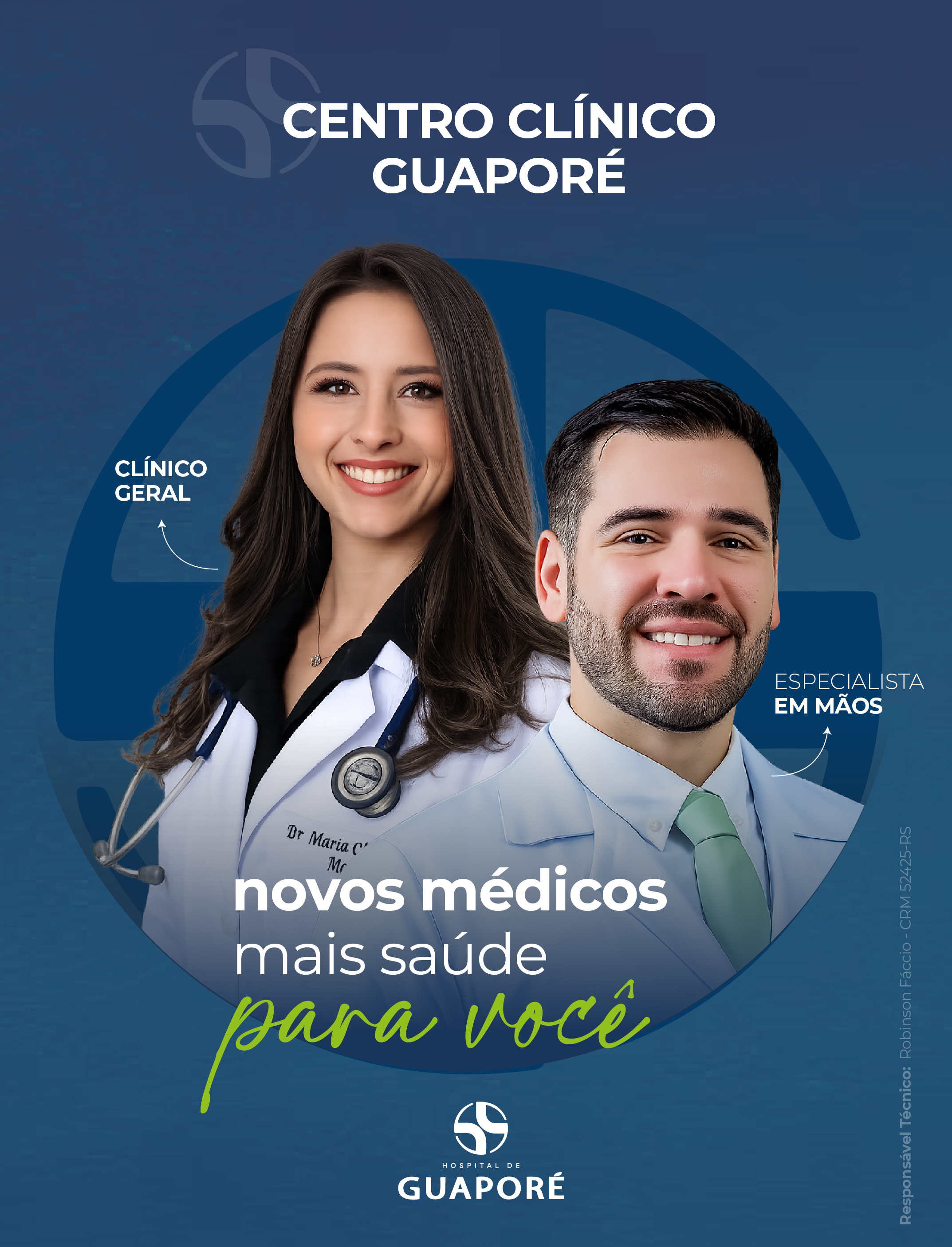 Novos médicos no Centro Clínico Guaporé