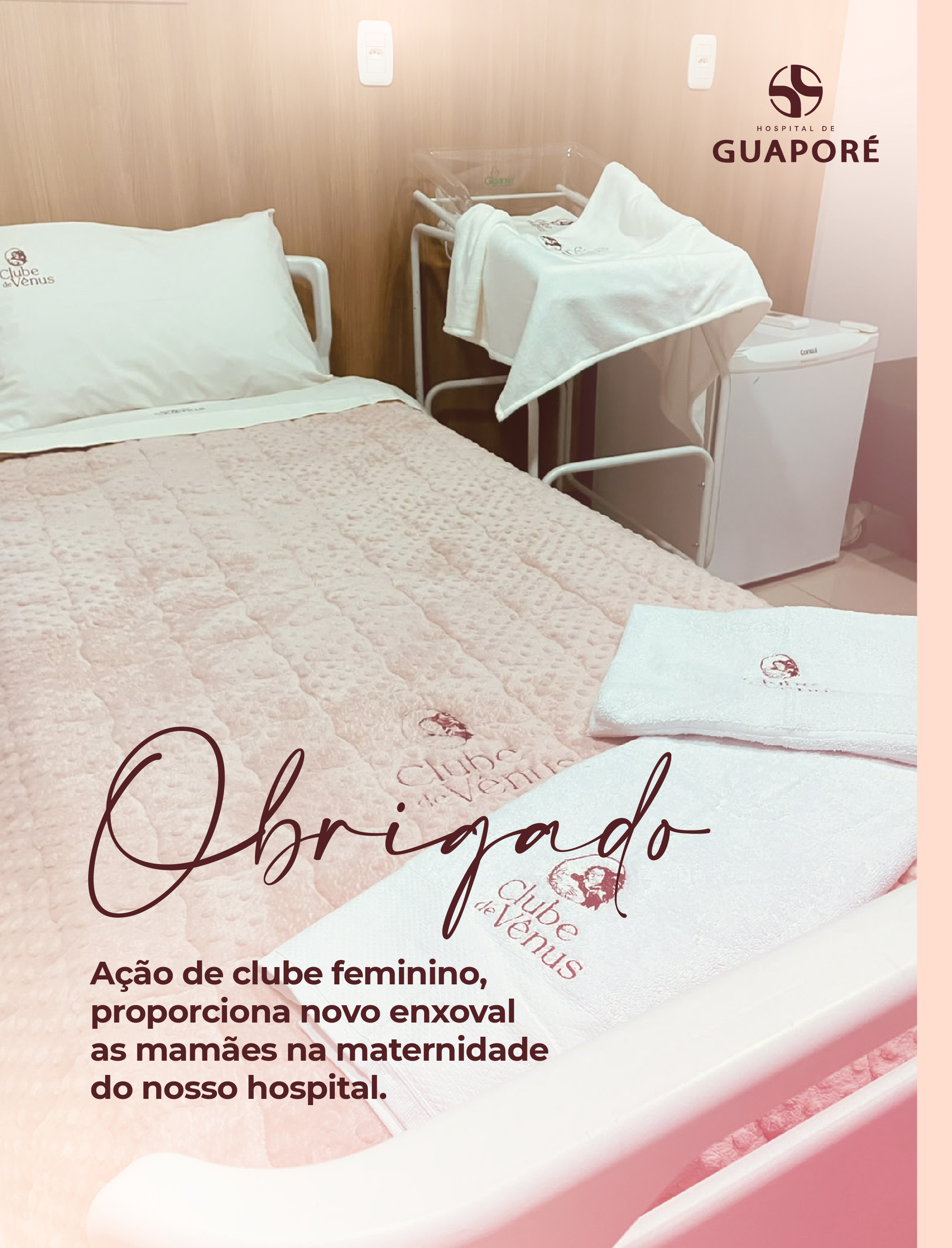 Clube de Vênus realiza doação de enxoval completo para maternidade do Hospital