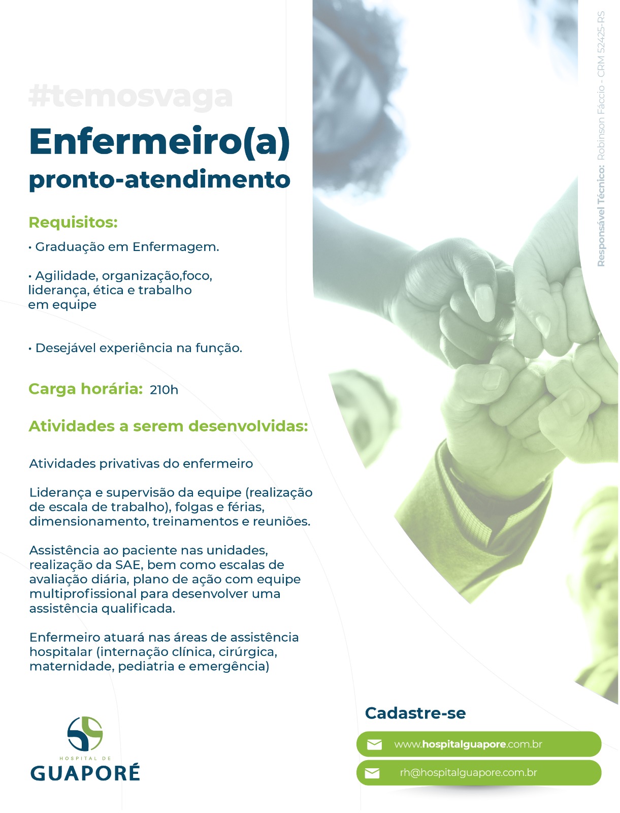 ENFERMEIRO(A) PRONTO ATENDIMENTO